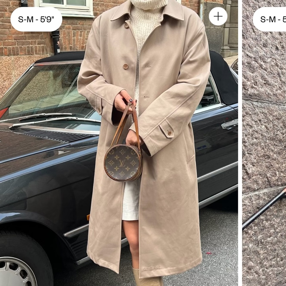 DJERF AVENUE TRENCH COAT SAND